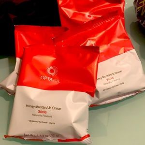 Optavia honey mustard and onion sticks natural flavors 4 bags 32 g